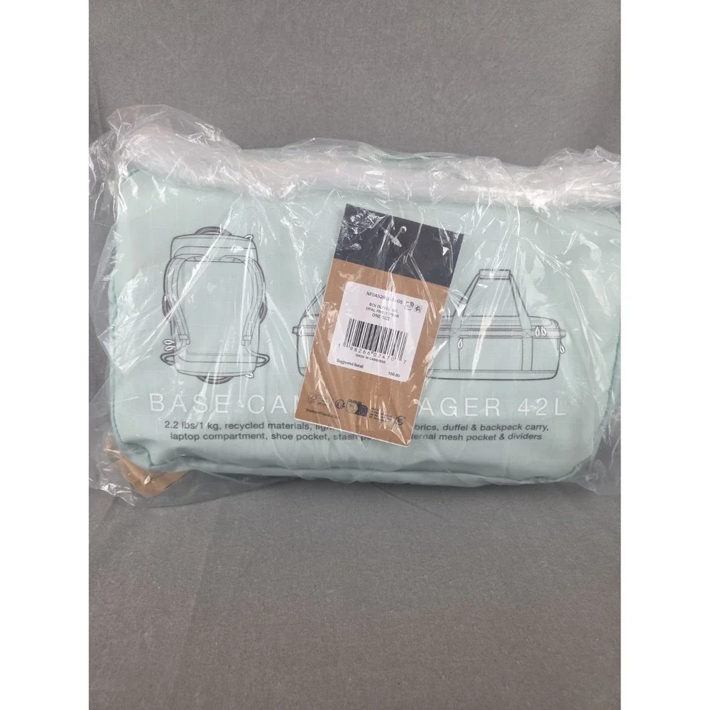 The North Face Base Camp Voyager 42L Duffel Bag Opal Frost NF0A52RQ NEW